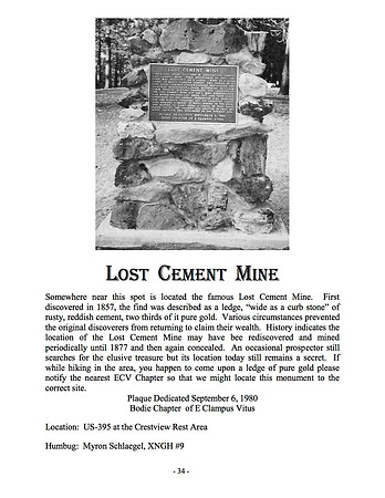The Lost Cement Mine - 9/6/80
