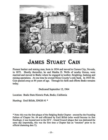 James Stuart Cain - 9/12/64