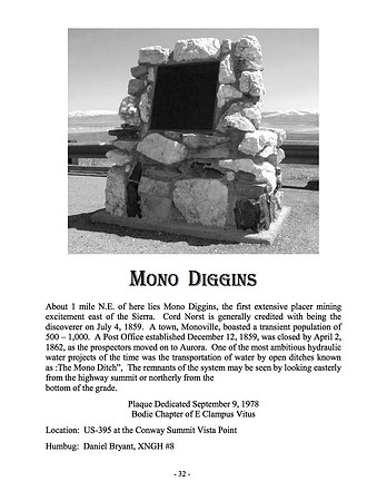 Mono Diggins - 9/9/78