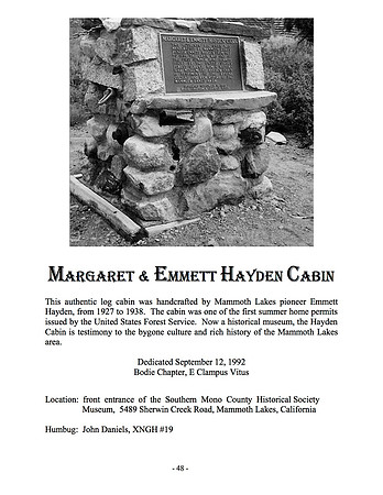 The Hayden Cabin - 9/12/92